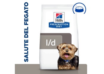 Hill's PRESCRIPTION DIET l/d alimento per cani original per la salute epatica da 10 kg